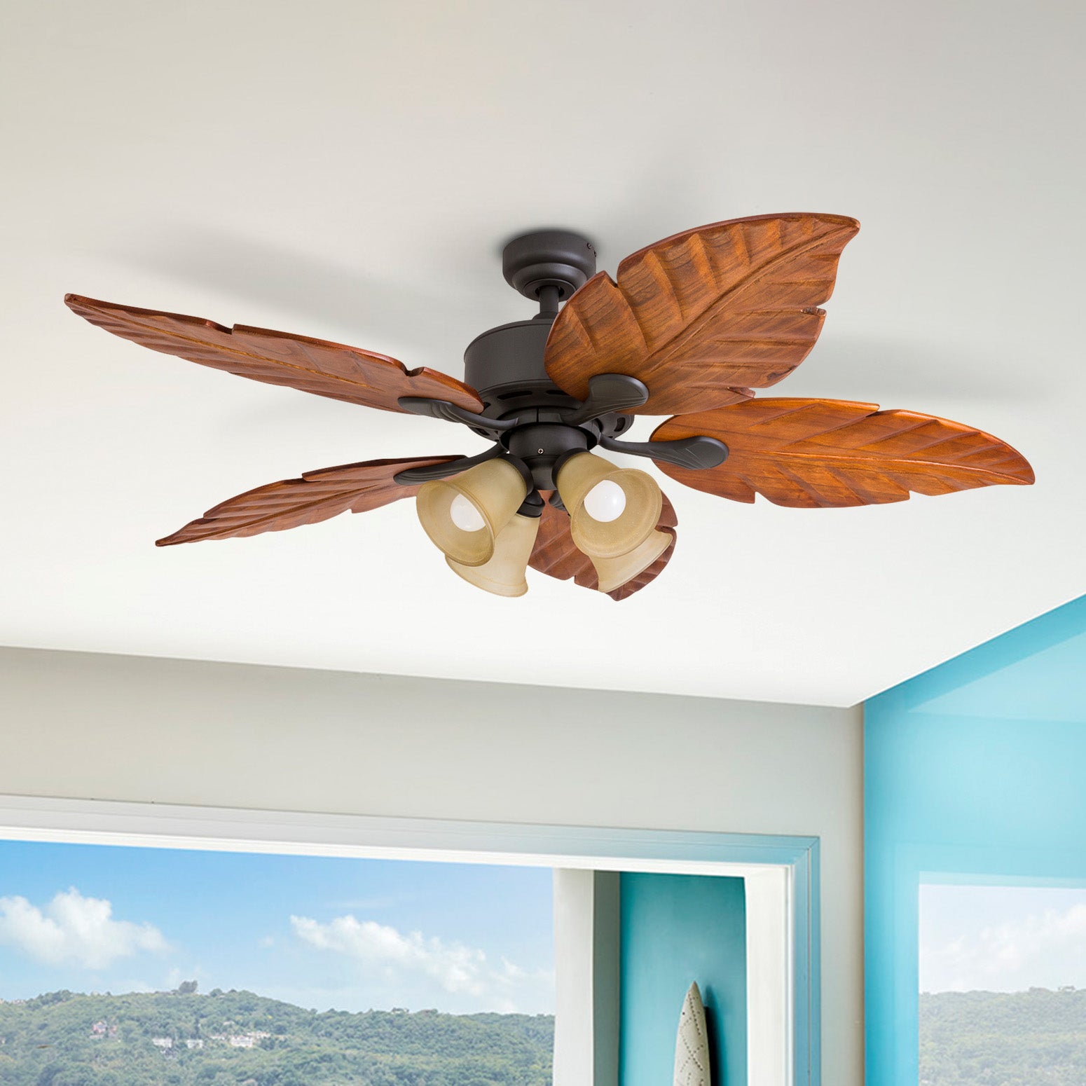 52 Inch San Martin, Bronze, Remote Control, Ceiling Fan by Prominence Home