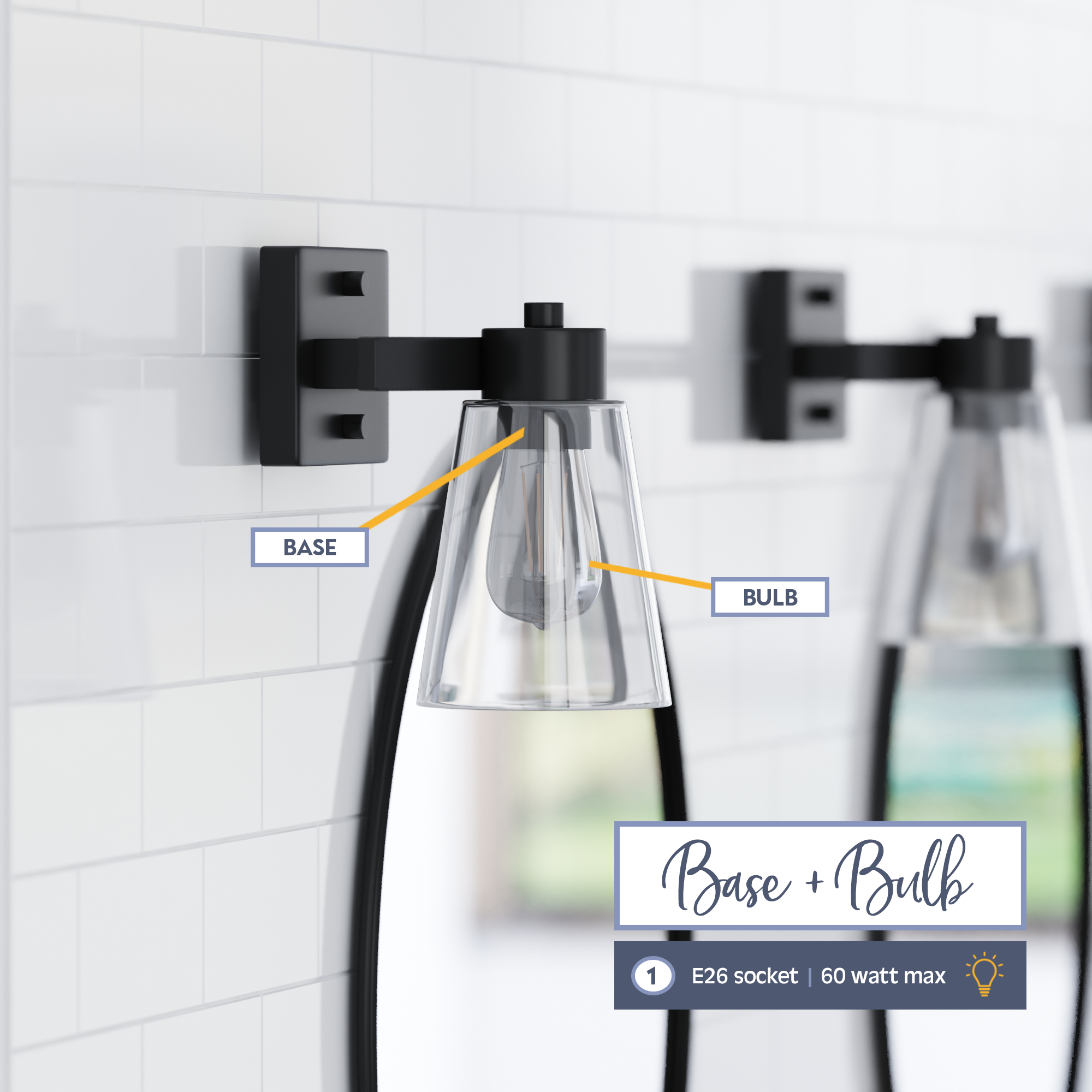 Single light vanity light deals