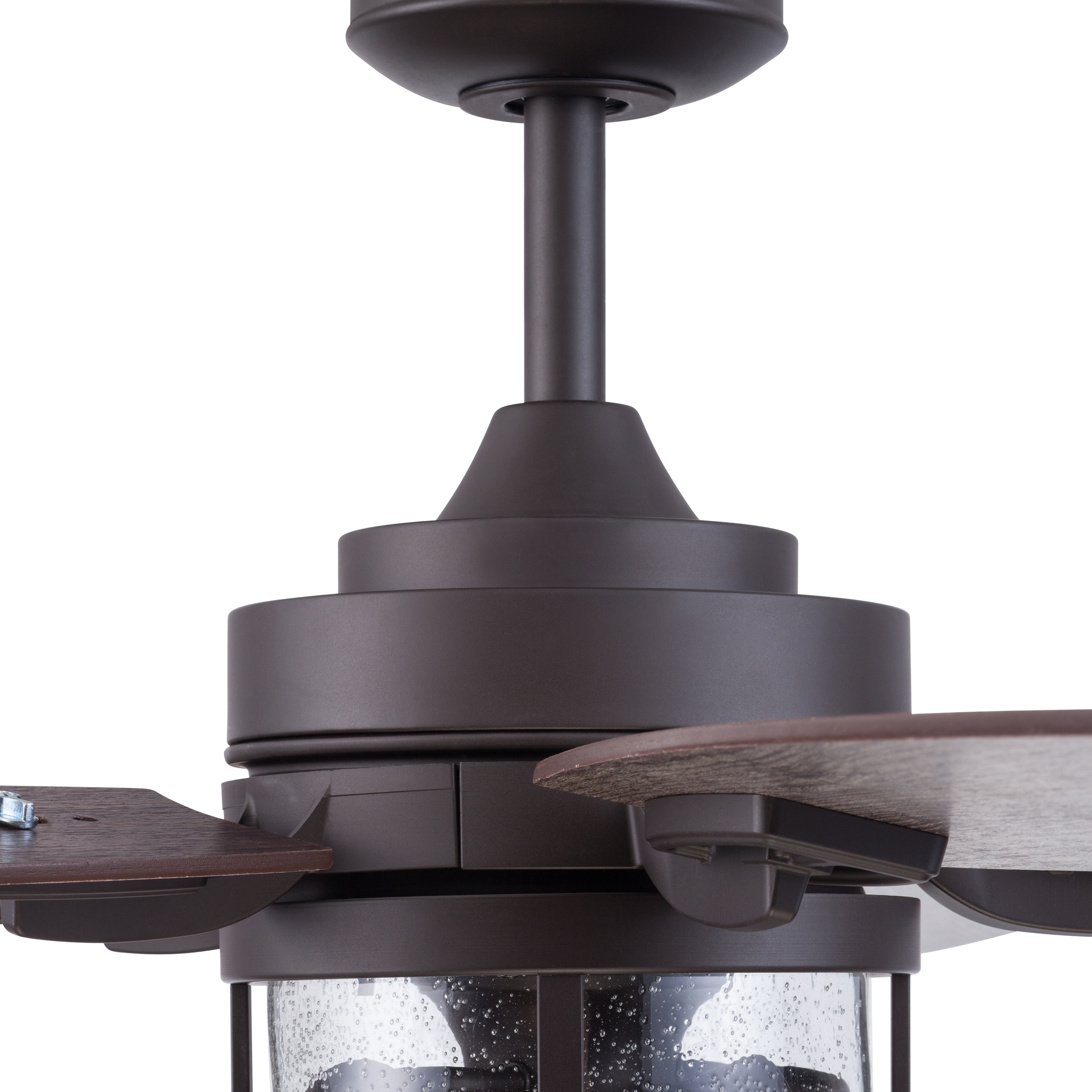 52 Inch Idris, Iron, Remote Control, Indoor/Outdoor Ceiling Fan by Prominence Home