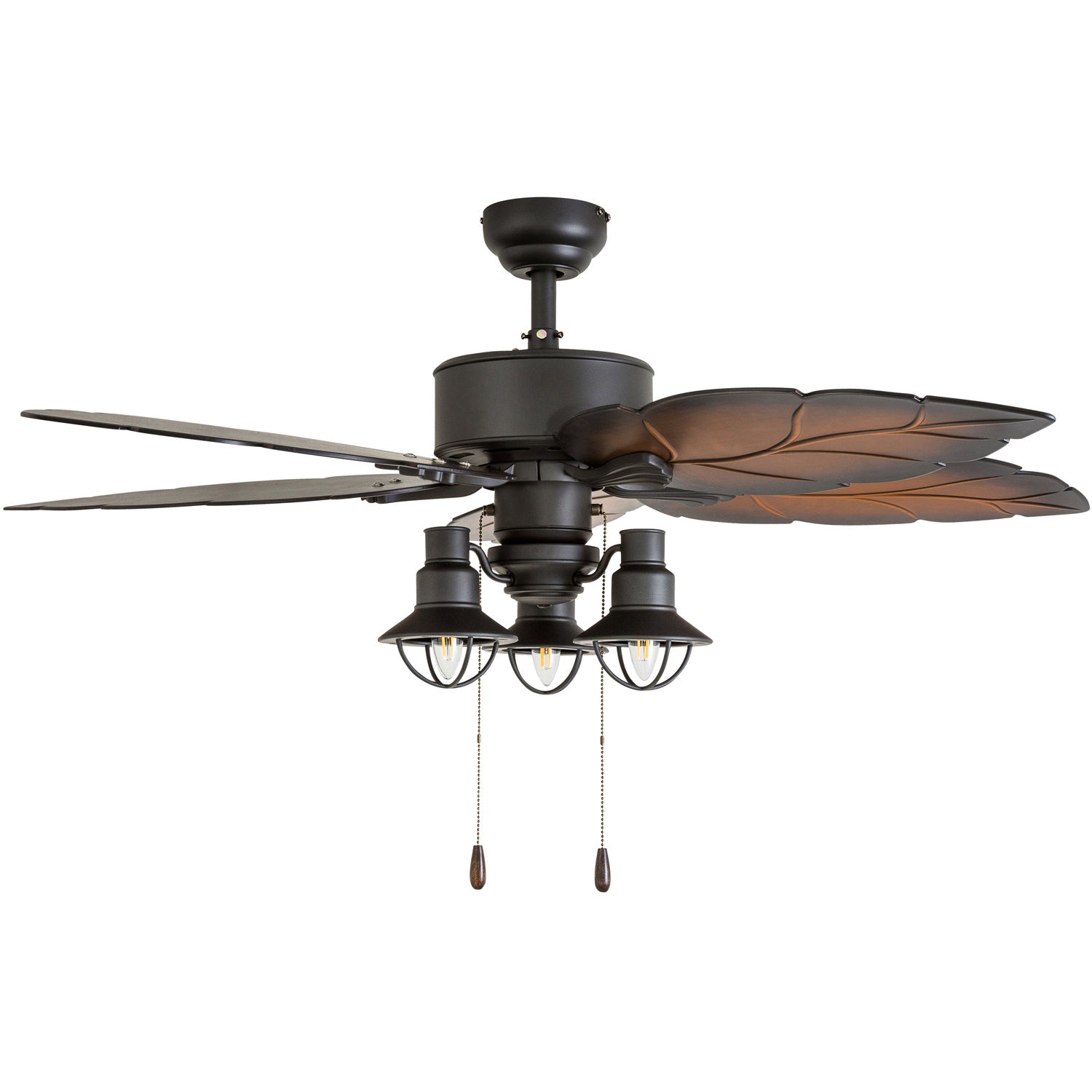 52 Inch Ocean Crest, Bronze, Pull Chain, Indoor/Outdoor Ceiling Fan by Prominence Home