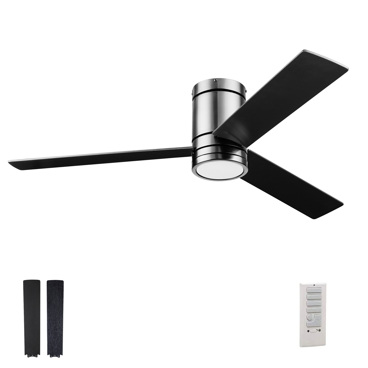 52 Inch Espy, Gun Metal, Remote Control, Ceiling Fan by Prominence Home