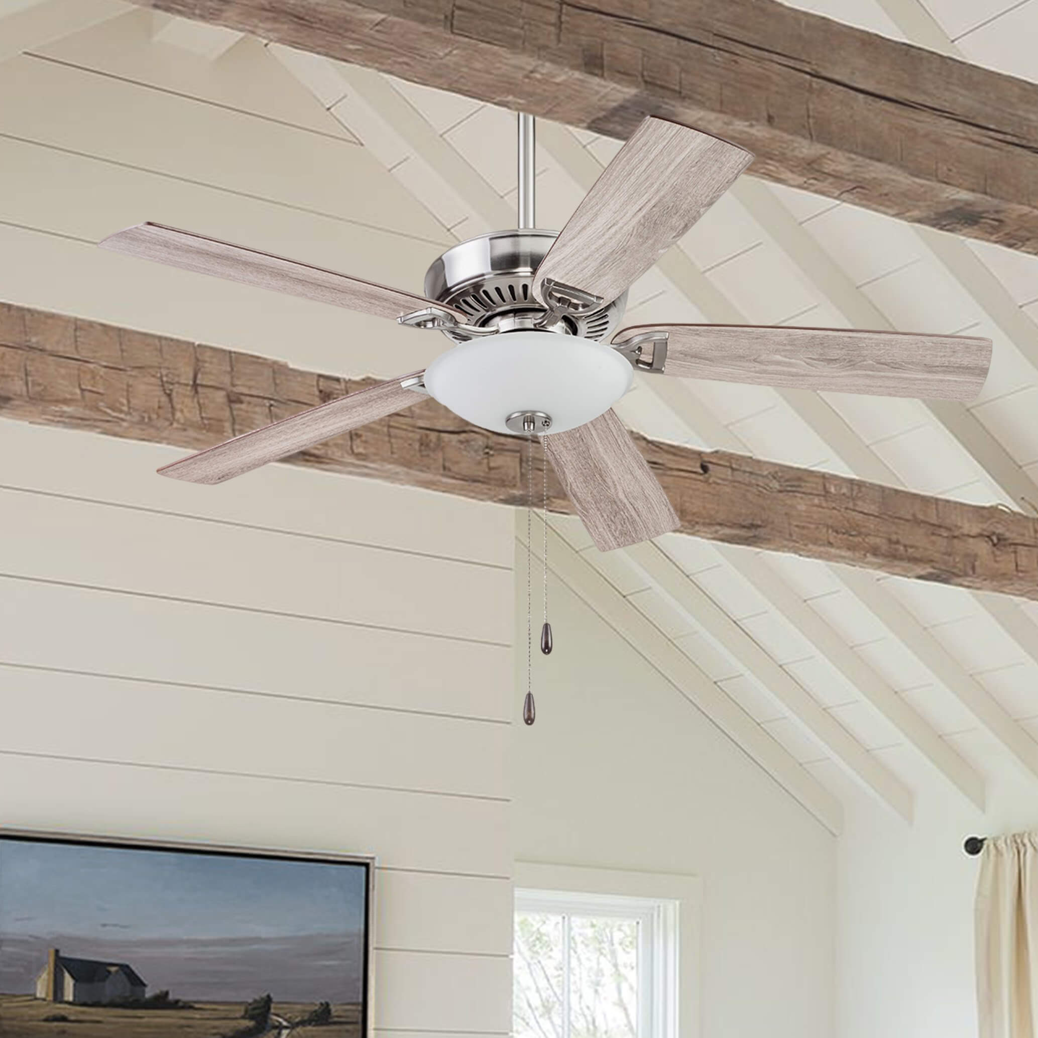 Prominence Home Canyon Lakes Brushed Nickel LED Ceiling hotsell Fan