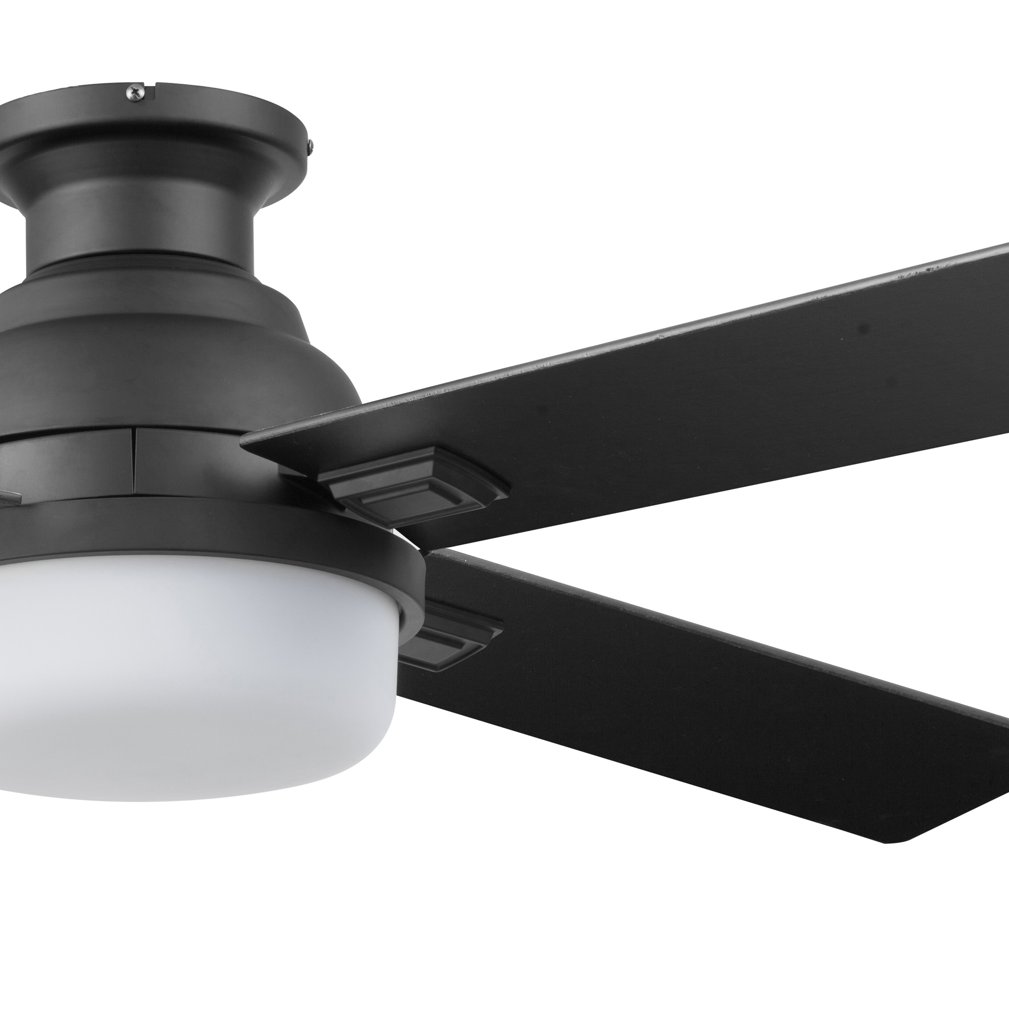 52 Inch Kyrra, Matte Black, Remote Control, Ceiling Fan by Prominence Home