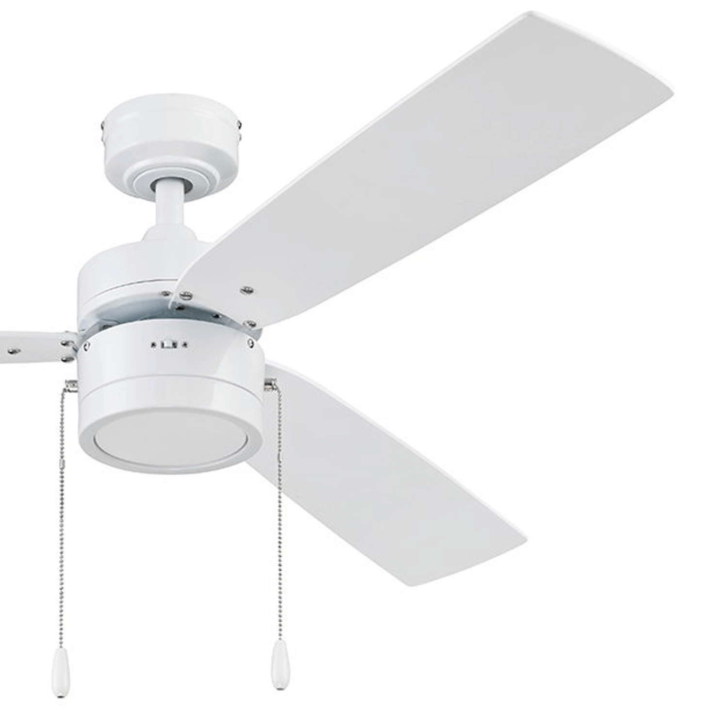52 Inch Madrona, White, Pull Chain, Ceiling Fan by Prominence Home