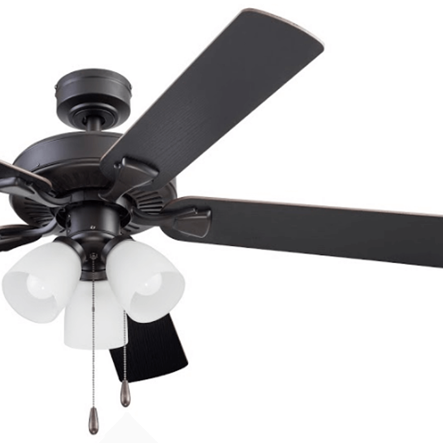 52 Inch Stannor, Espresso Bronze, Pull Chain, Ceiling Fan by Prominence Home