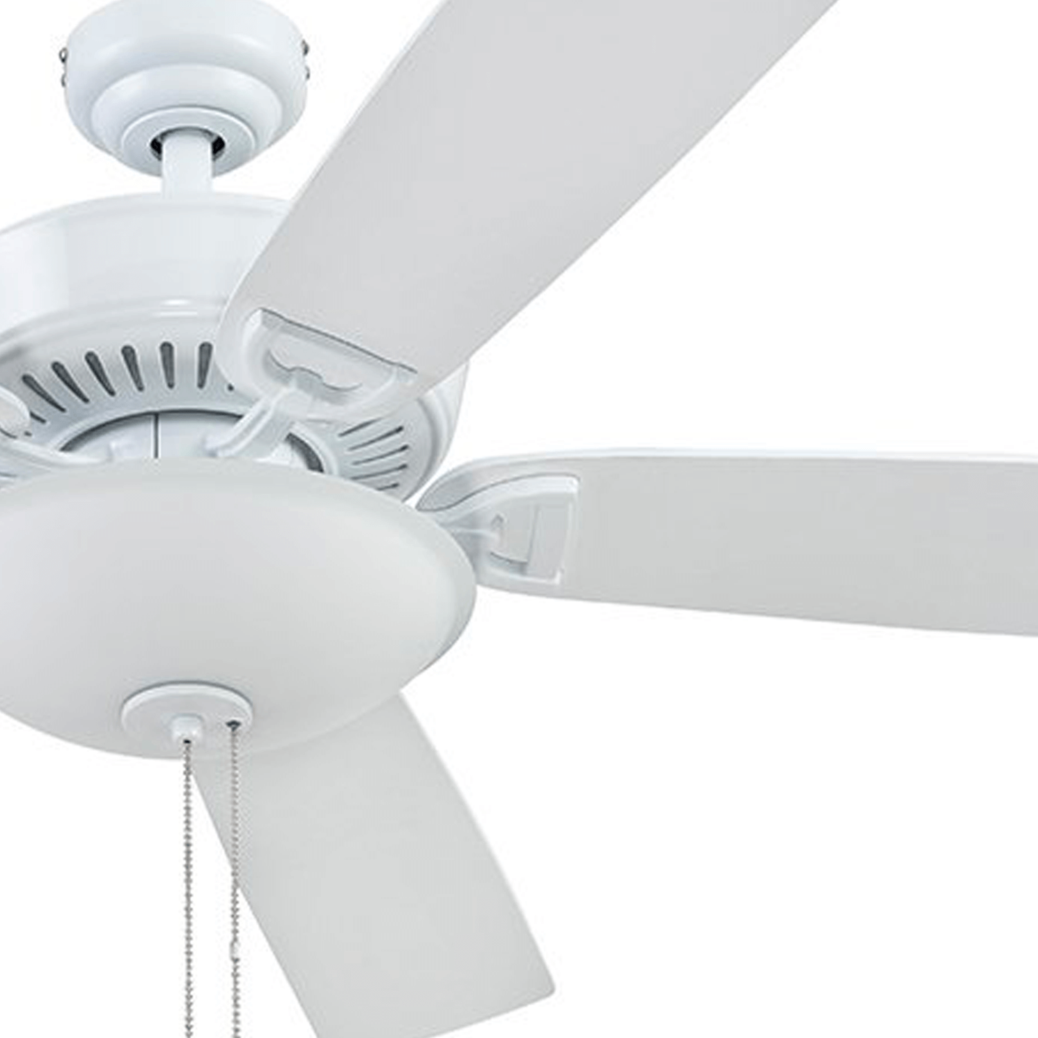 52 Inch Montlake, White, Pull Chain, Ceiling Fan by Prominence Home