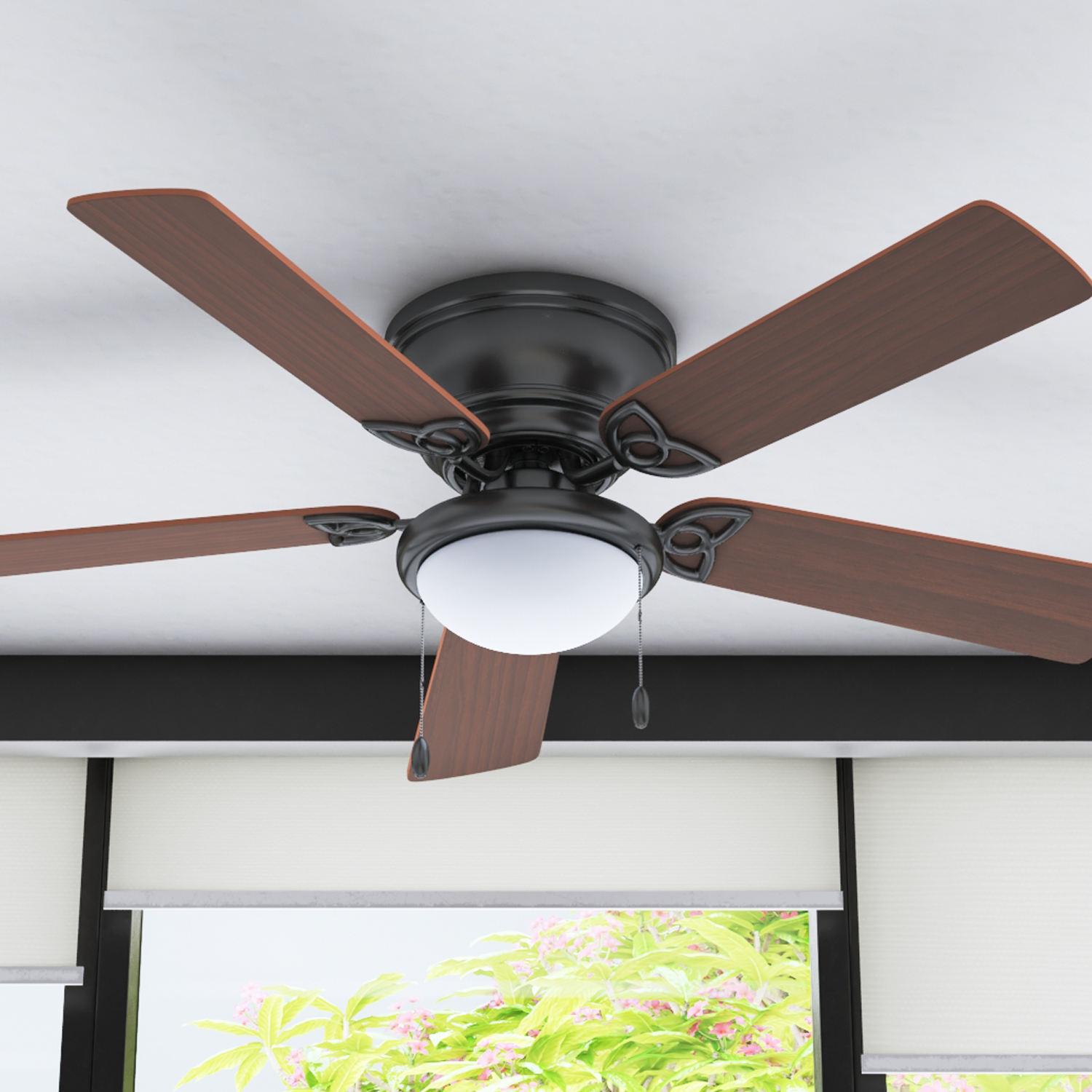 52 Inch Benton, Bronze, Pull Chain, Ceiling Fan by Prominence Home