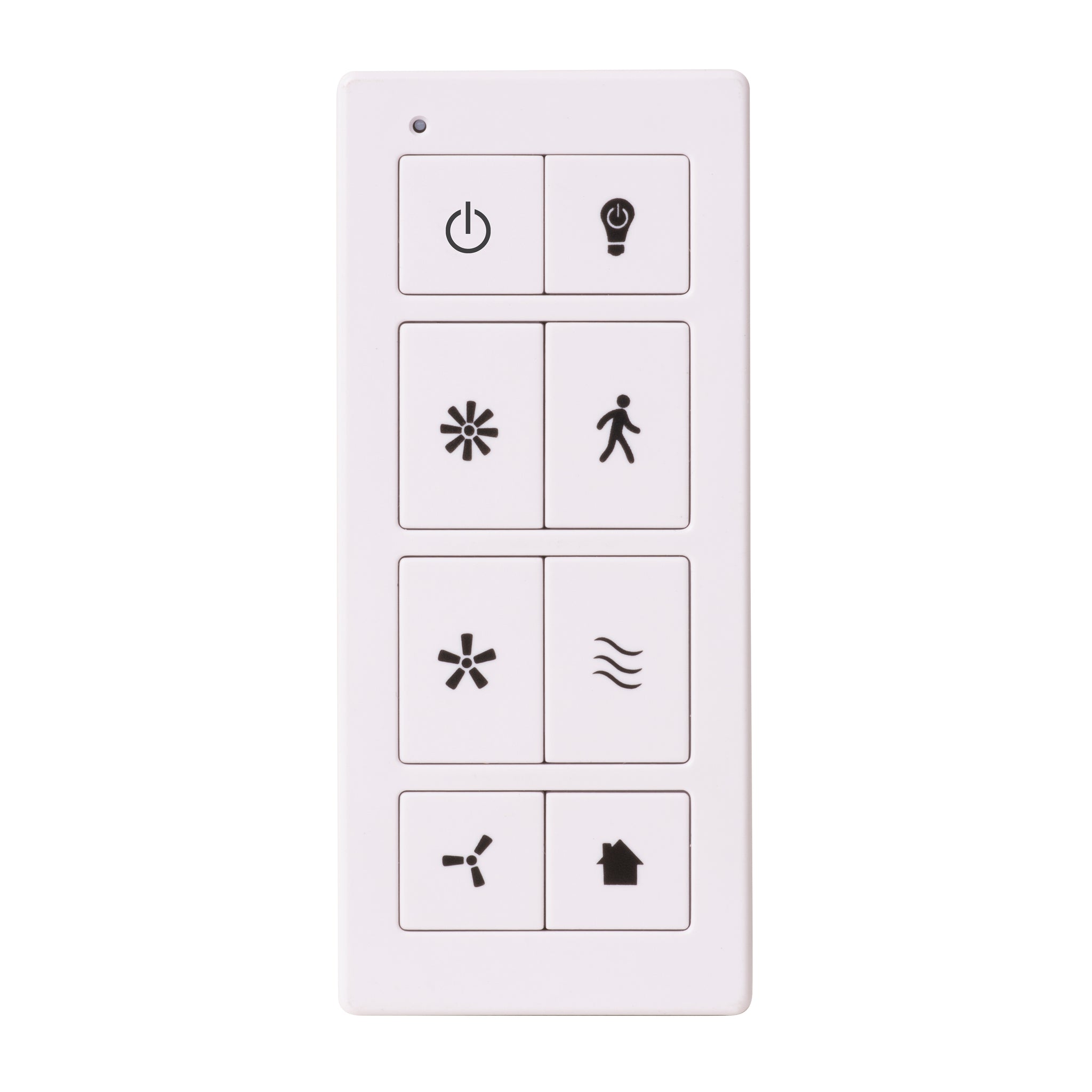 Universal Ceiling Fan Remote Control Kit with Wall Mount, White ...