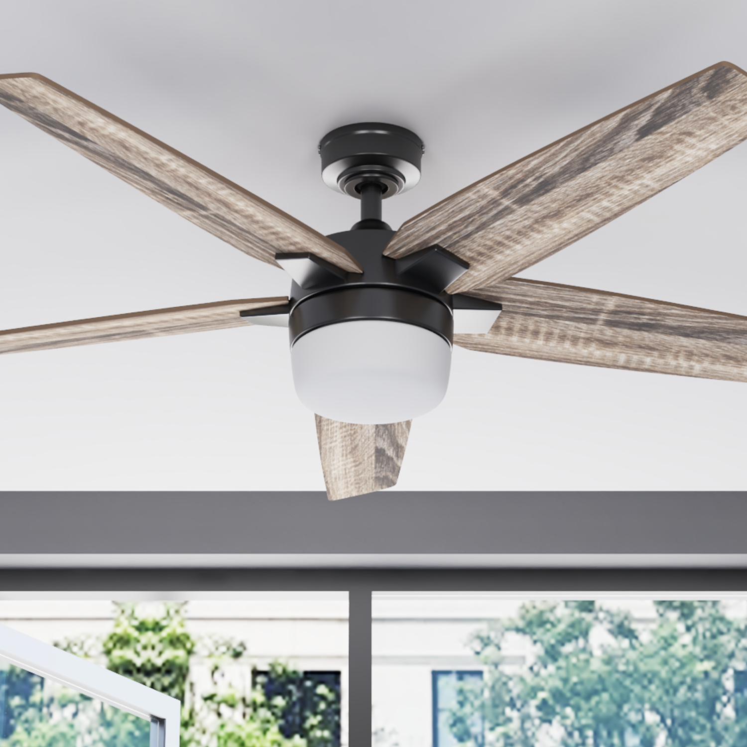 52 Inch Dorsey, Bronze, Remote Control, Smart Ceiling Fan by Prominence Home