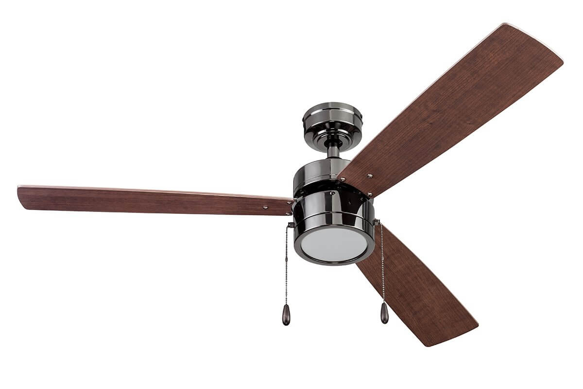 52 Inch Madrona, Painted Gun Metal, Pull Chain, Ceiling Fan by Prominence Home