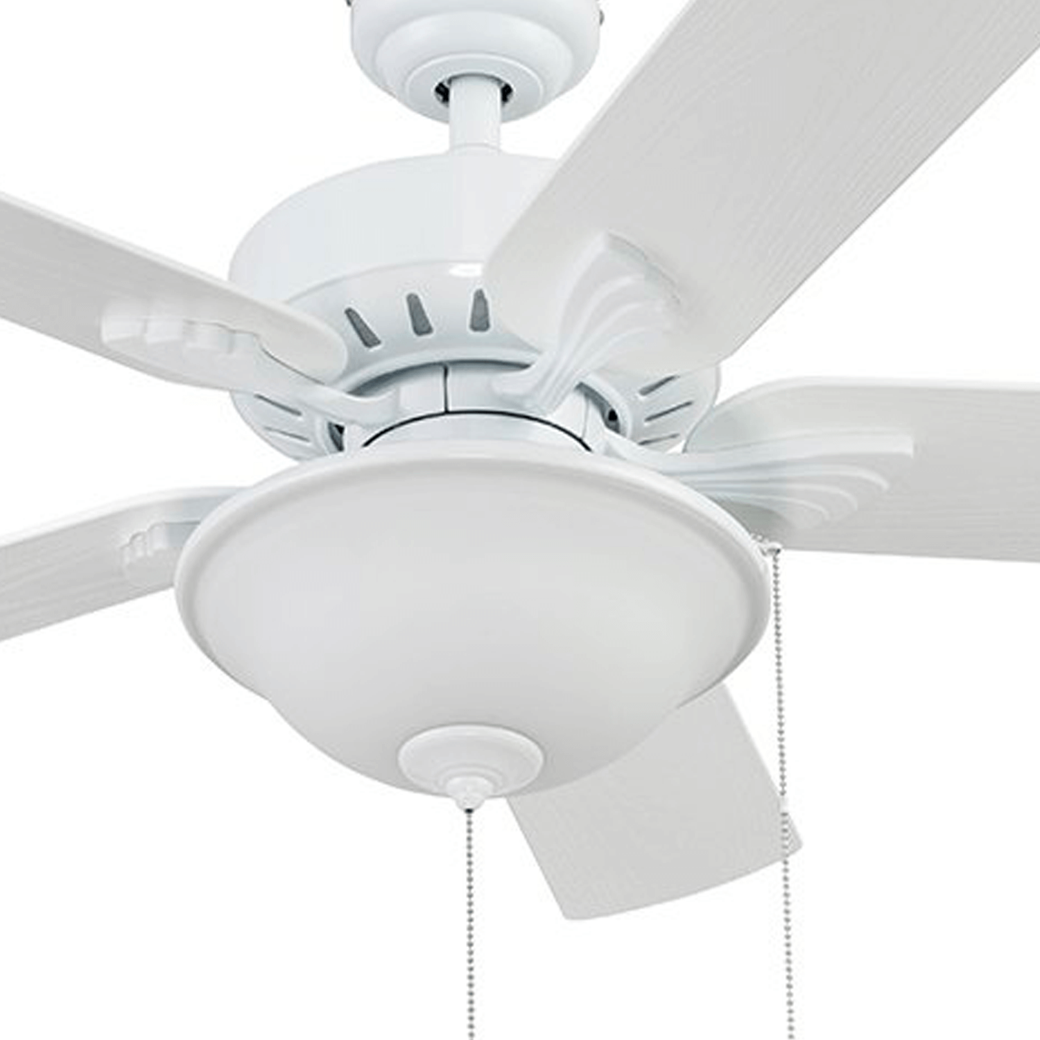 42 Inch Viretta, White, Pull Chain, Indoor/Outdoor Ceiling Fan by Prominence Home