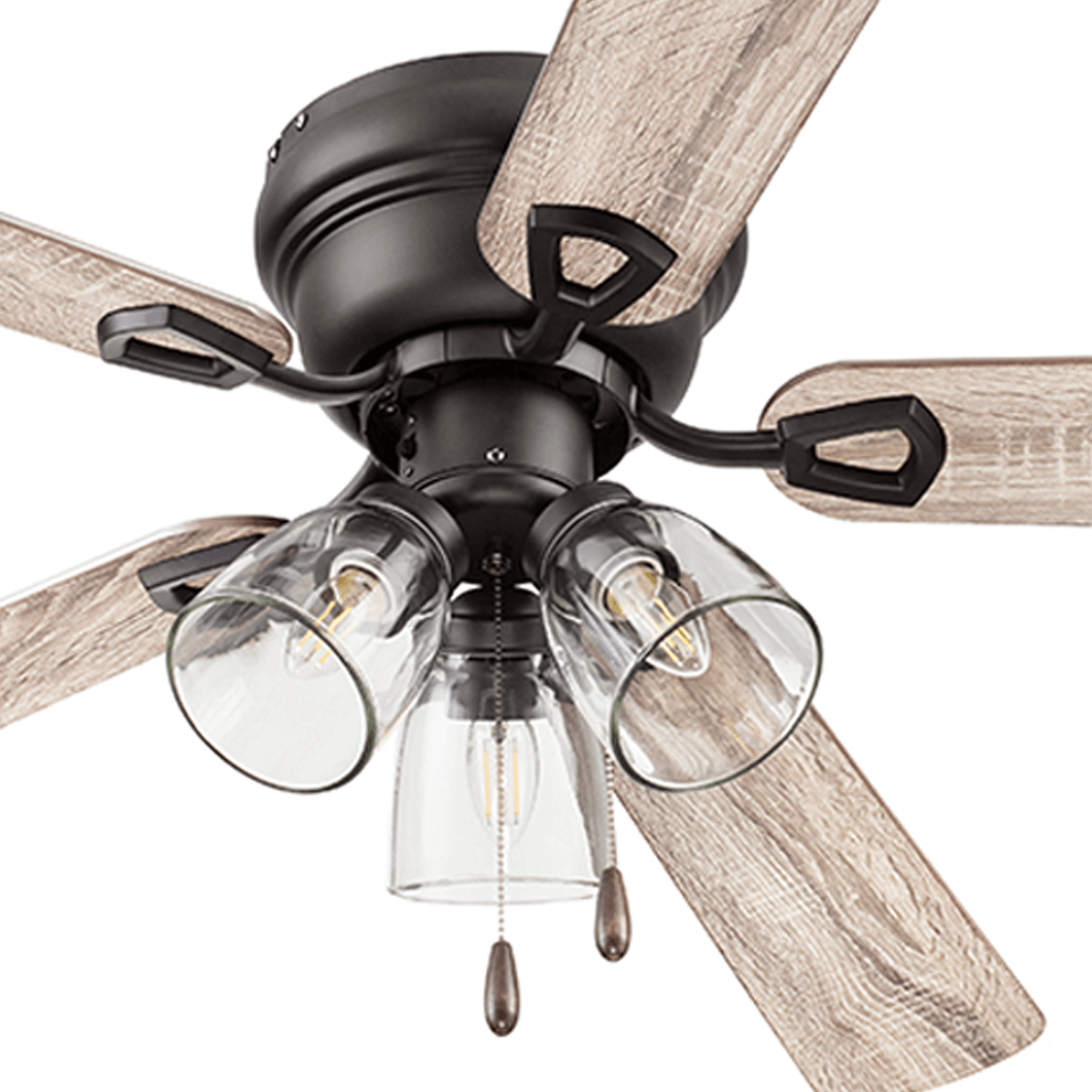 52 Inch Renton, Espresso Bronze, Pull Chain, Ceiling Fan by Prominence Home