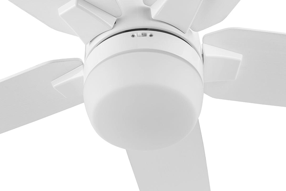52 Inch Dorsey, Bright White, Remote Control, Smart Ceiling Fan by Prominence Home